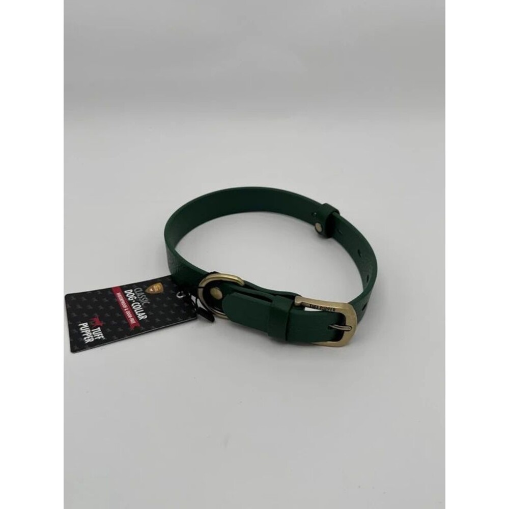 Tuff Pupper heavy duty green dog collar